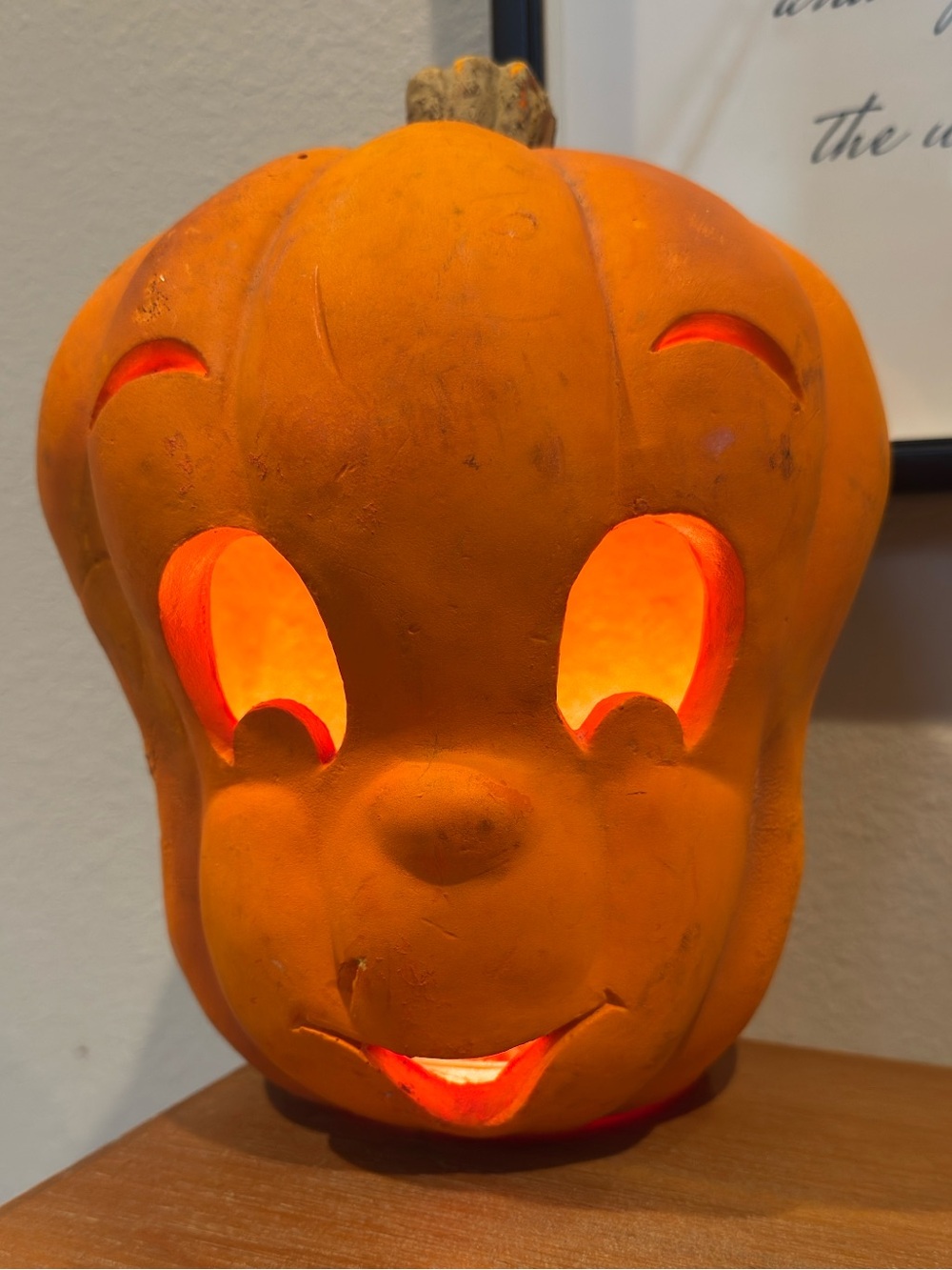Vintage Halloween Casper the Friendly Ghost Pumpkin Light Up 1995